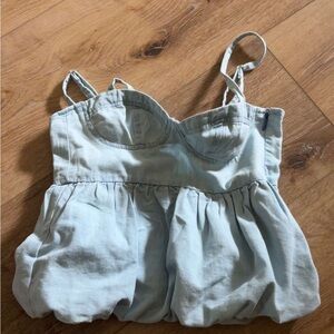 H&M Light Blue Camisole Top